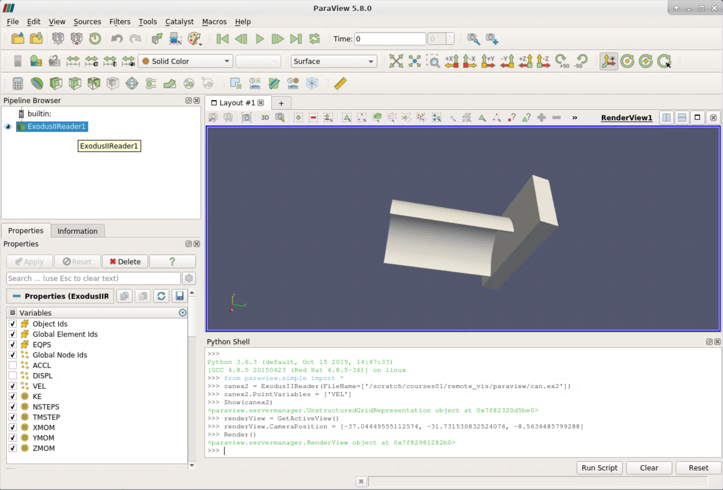 paraview python filters